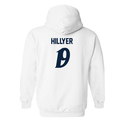 UTSA - NCAA Women's Soccer : Sabrina Hillyer - White Replica Shersey Hooded Sweatshirt