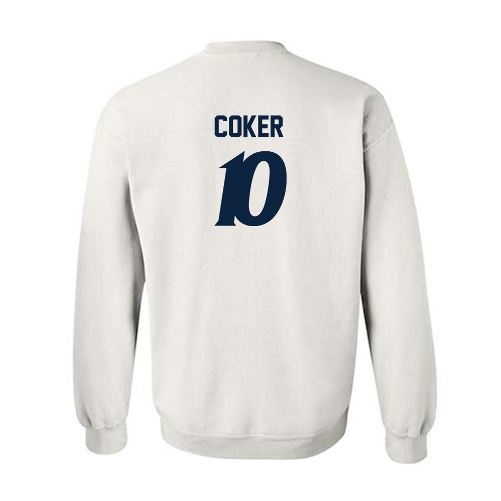 UTSA - NCAA Women's Soccer : Tyler Coker - White Replica Shersey Sweatshirt