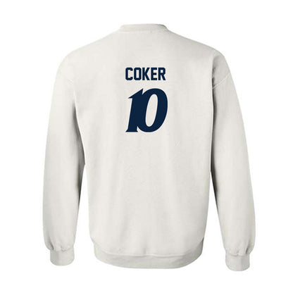 UTSA - NCAA Women's Soccer : Tyler Coker - White Replica Shersey Sweatshirt