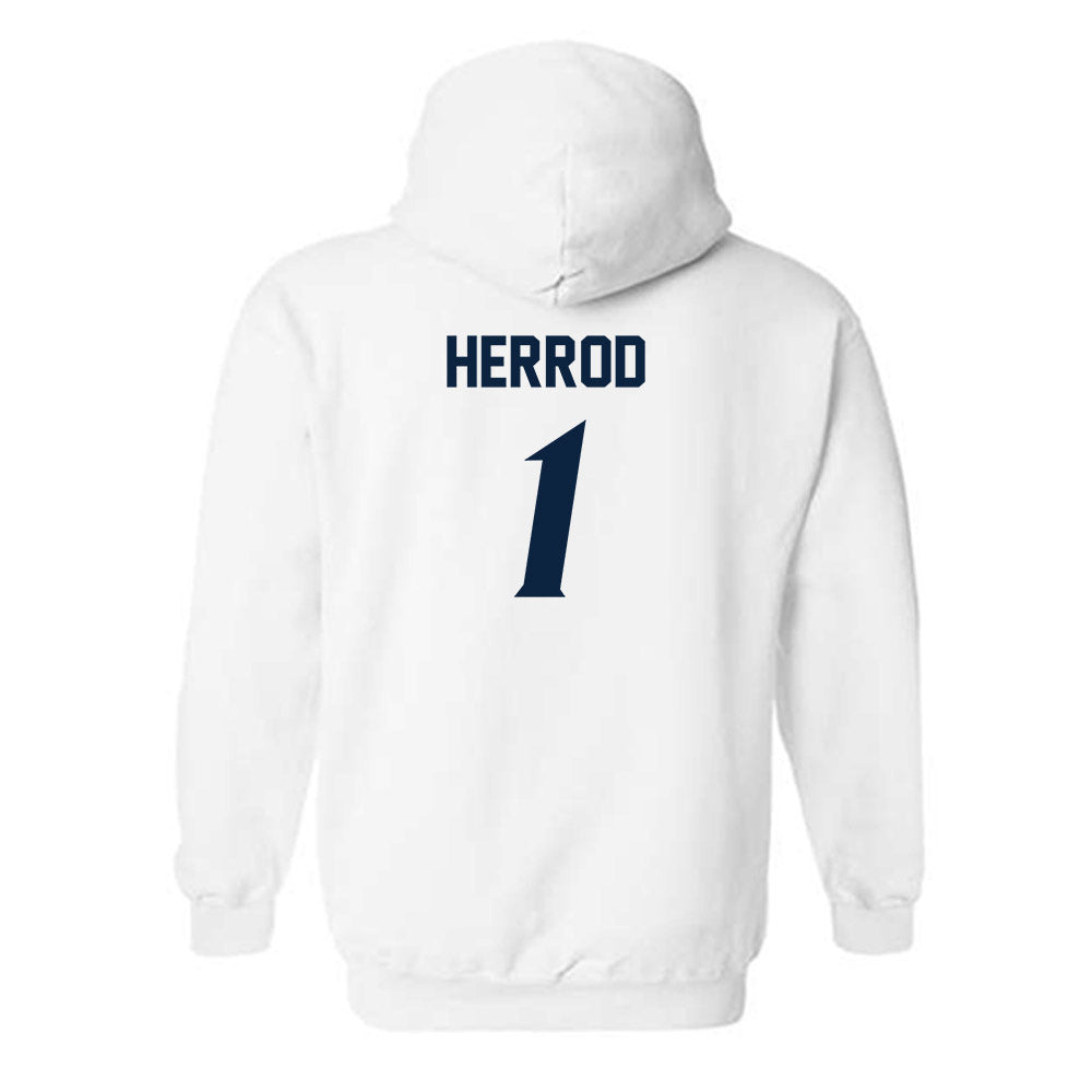 UTSA - NCAA Women's Soccer : Isobel Herrod - White Replica Shersey Hooded Sweatshirt