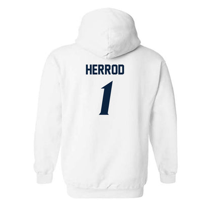 UTSA - NCAA Women's Soccer : Isobel Herrod - White Replica Shersey Hooded Sweatshirt