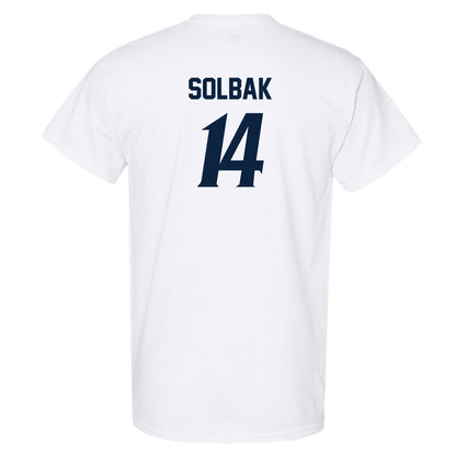 UTSA - NCAA Women's Soccer : Makela Solbak - White Replica Shersey Short Sleeve T-Shirt