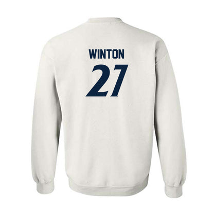 UTSA - NCAA Women's Soccer : Hollan Winton - White Replica Shersey Sweatshirt