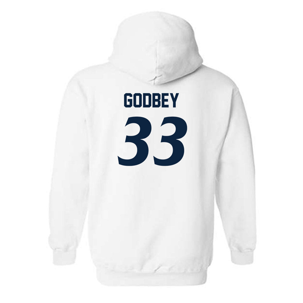 UTSA - NCAA Women's Soccer : Peyton Godbey - White Replica Shersey Hooded Sweatshirt