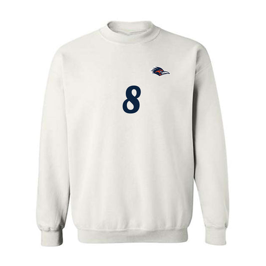 UTSA - NCAA Women's Soccer : Haley Lopez - White Replica Shersey Sweatshirt