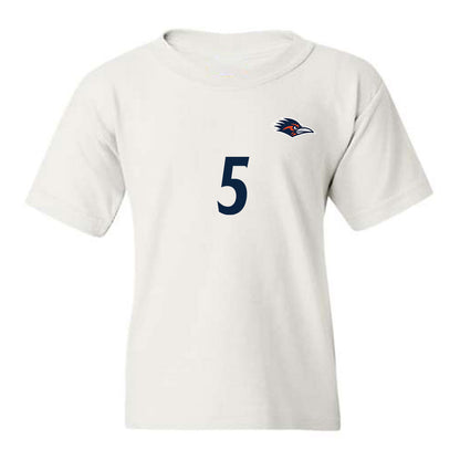 UTSA - NCAA Women's Soccer : Jordan Walker - White Replica Shersey Youth T-Shirt
