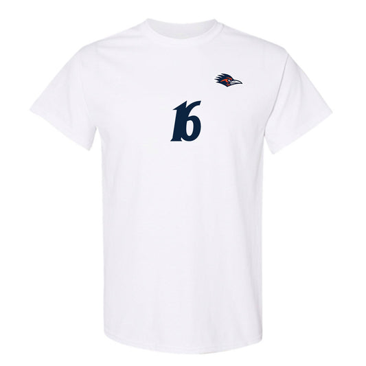 UTSA - NCAA Women's Soccer : Sasjah Dade - White Replica Shersey Short Sleeve T-Shirt