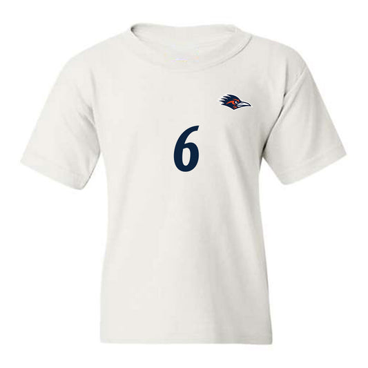 UTSA - NCAA Women's Soccer : Maci Geltmeier - White Replica Shersey Youth T-Shirt
