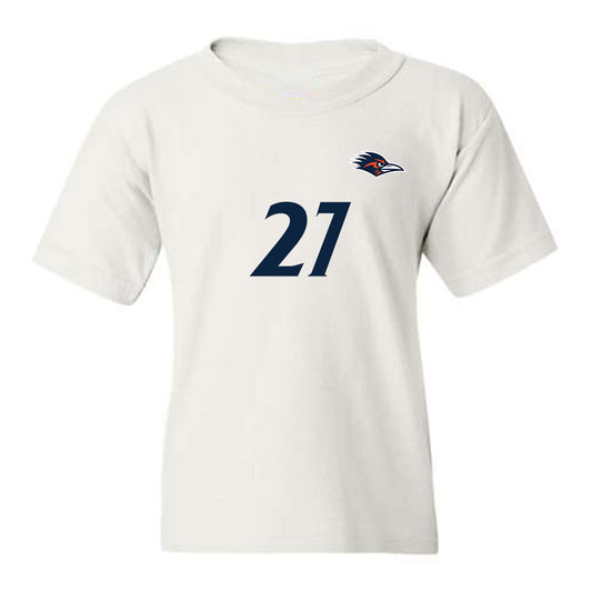 UTSA - NCAA Women's Soccer : Hollan Winton - White Replica Shersey Youth T-Shirt