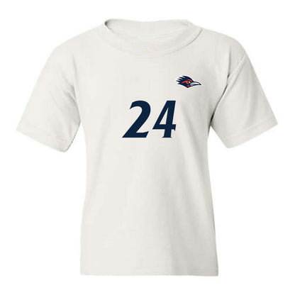 UTSA - NCAA Women's Soccer : Kendall Gouner - White Replica Shersey Youth T-Shirt