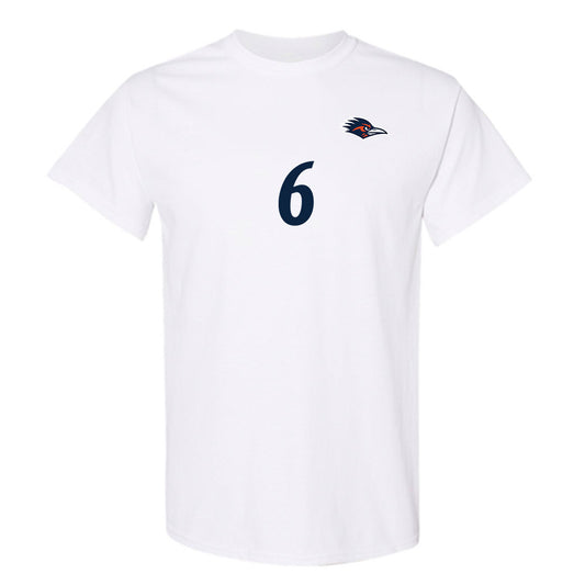 UTSA - NCAA Women's Soccer : Maci Geltmeier - White Replica Shersey Short Sleeve T-Shirt