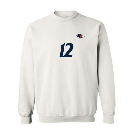 UTSA - NCAA Women's Soccer : Jordan Hyland - White Replica Shersey Sweatshirt