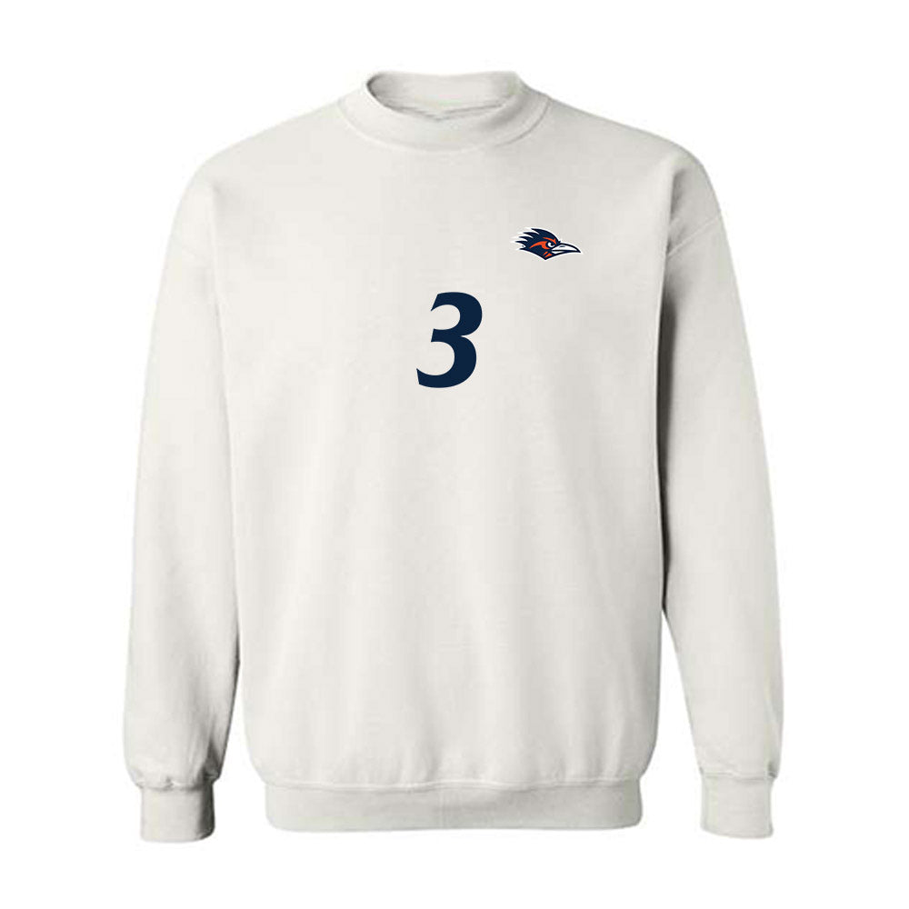 UTSA - NCAA Women's Soccer : Sarina Russ - White Replica Shersey Sweatshirt