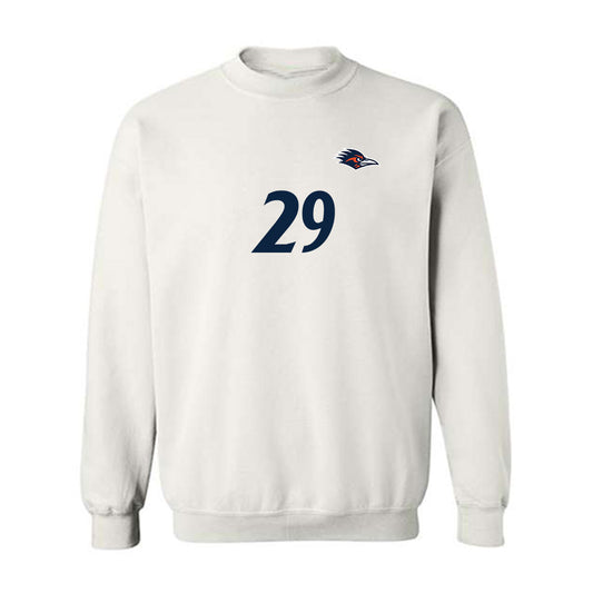 UTSA - NCAA Women's Soccer : Olivia Alvarez - White Replica Shersey Sweatshirt