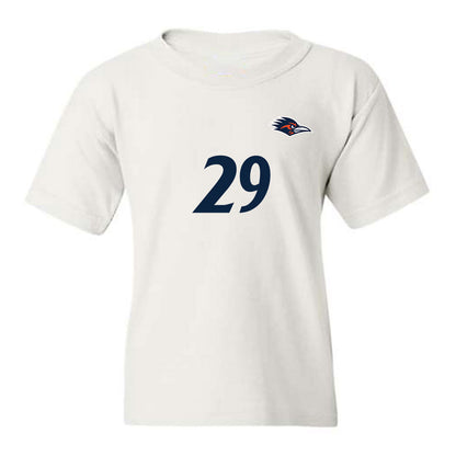 UTSA - NCAA Women's Soccer : Olivia Alvarez - White Replica Shersey Youth T-Shirt
