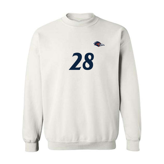 UTSA - NCAA Women's Soccer : Reagan Amberson - White Replica Shersey Sweatshirt