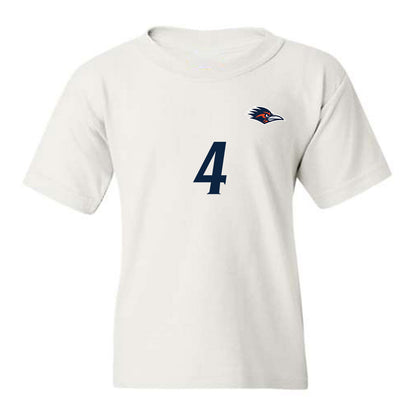 UTSA - NCAA Women's Soccer : Sophie Morrin - White Replica Shersey Youth T-Shirt