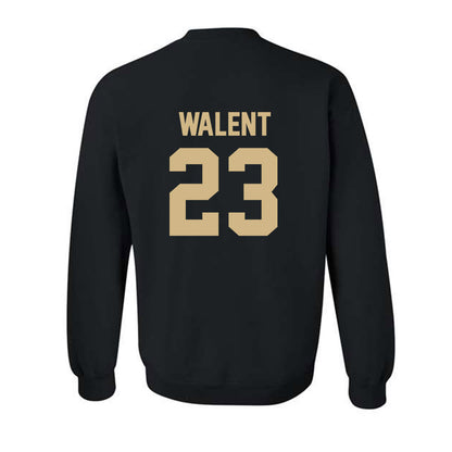 Wake Forest - NCAA Men's Soccer : Vlad Walent - Black Replica Sweatshirt