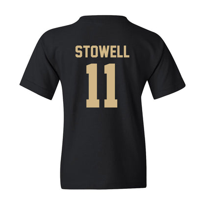 Wake Forest - NCAA Women's Soccer : Olivia Stowell - Black Replica Youth T-Shirt