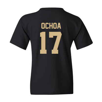 Wake Forest - NCAA Women's Soccer : Tyla Ochoa - Black Replica Youth T-Shirt