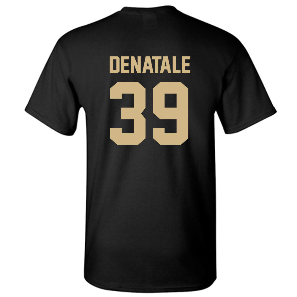 Wake Forest - NCAA Women's Soccer : Laine DeNatale - Black Replica Short Sleeve T-Shirt