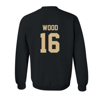 Wake Forest - NCAA Women's Soccer : Alex Wood - Black Replica Sweatshirt