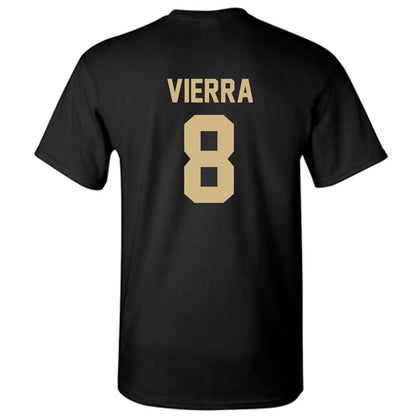 Wake Forest - NCAA Women's Soccer : Kristi Vierra - Black Replica Short Sleeve T-Shirt