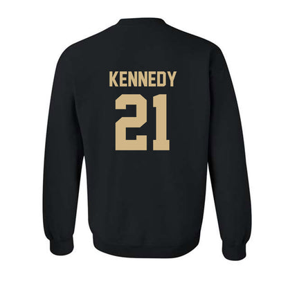 Wake Forest - NCAA Men's Soccer : Julian Kennedy - Black Replica Sweatshirt