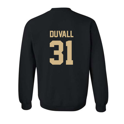 Wake Forest - NCAA Women's Soccer : Olivia Duvall - Black Replica Sweatshirt