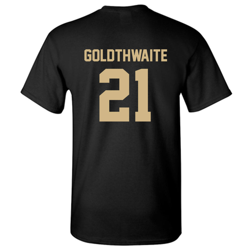 Wake Forest - NCAA Women's Soccer : Baylor Goldthwaite - Black Replica Short Sleeve T-Shirt