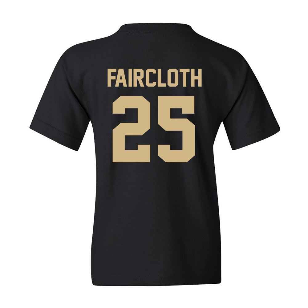 Wake Forest - NCAA Women's Soccer : Sophie Faircloth - Black Replica Youth T-Shirt