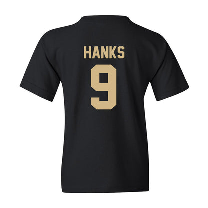 Wake Forest - NCAA Women's Soccer : Caiya Hanks - Black Replica Youth T-Shirt
