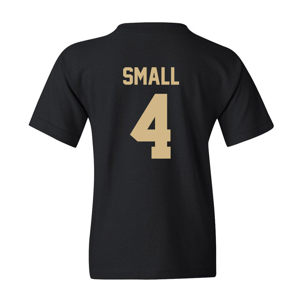Wake Forest - NCAA Women's Soccer : Nikayla Small - Black Replica Youth T-Shirt
