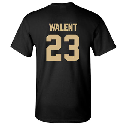 Wake Forest - NCAA Men's Soccer : Vlad Walent - Black Replica Short Sleeve T-Shirt