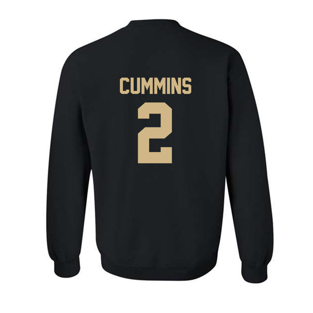 Wake Forest - NCAA Men's Soccer : Bo Cummins - Black Replica Sweatshirt