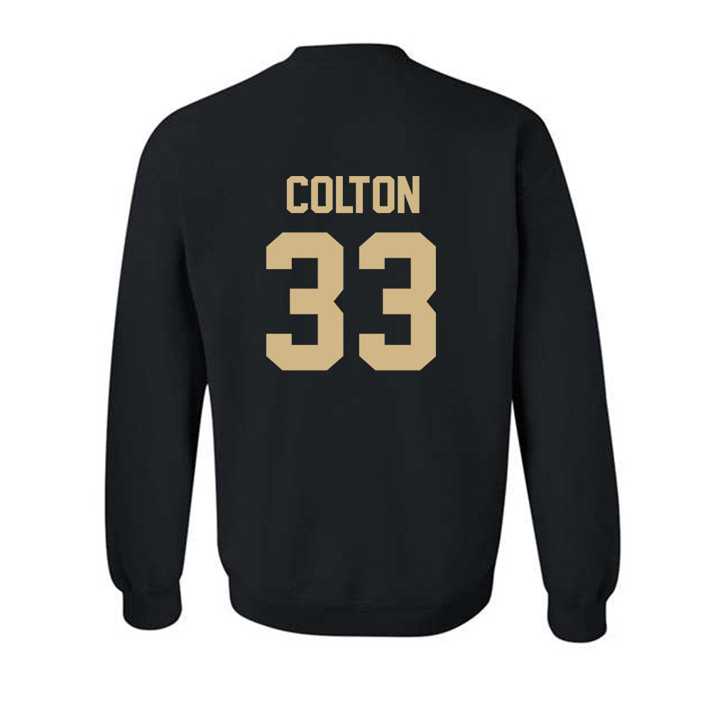 Wake Forest - NCAA Women's Soccer : Abbie Colton - Black Replica Sweatshirt