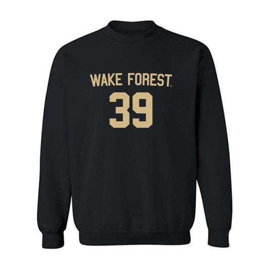 Wake Forest - NCAA Women's Soccer : Laine DeNatale - Black Replica Sweatshirt