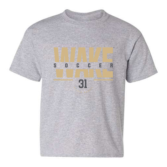 Wake Forest - NCAA Women's Soccer : Olivia Duvall - Sport Grey Classic Youth T-Shirt