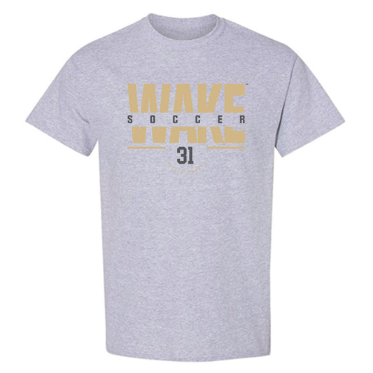 Wake Forest - NCAA Women's Soccer : Olivia Duvall - Sport Grey Classic Short Sleeve T-Shirt