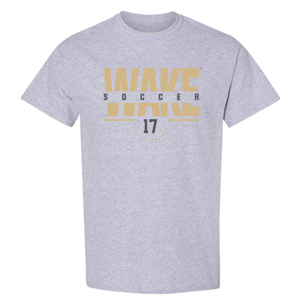 Wake Forest - NCAA Women's Soccer : Tyla Ochoa - Sport Grey Classic Short Sleeve T-Shirt