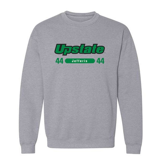 USC Upstate - NCAA Baseball : Jagger Jefferis - Crewneck Sweatshirt Classic Fashion Shersey