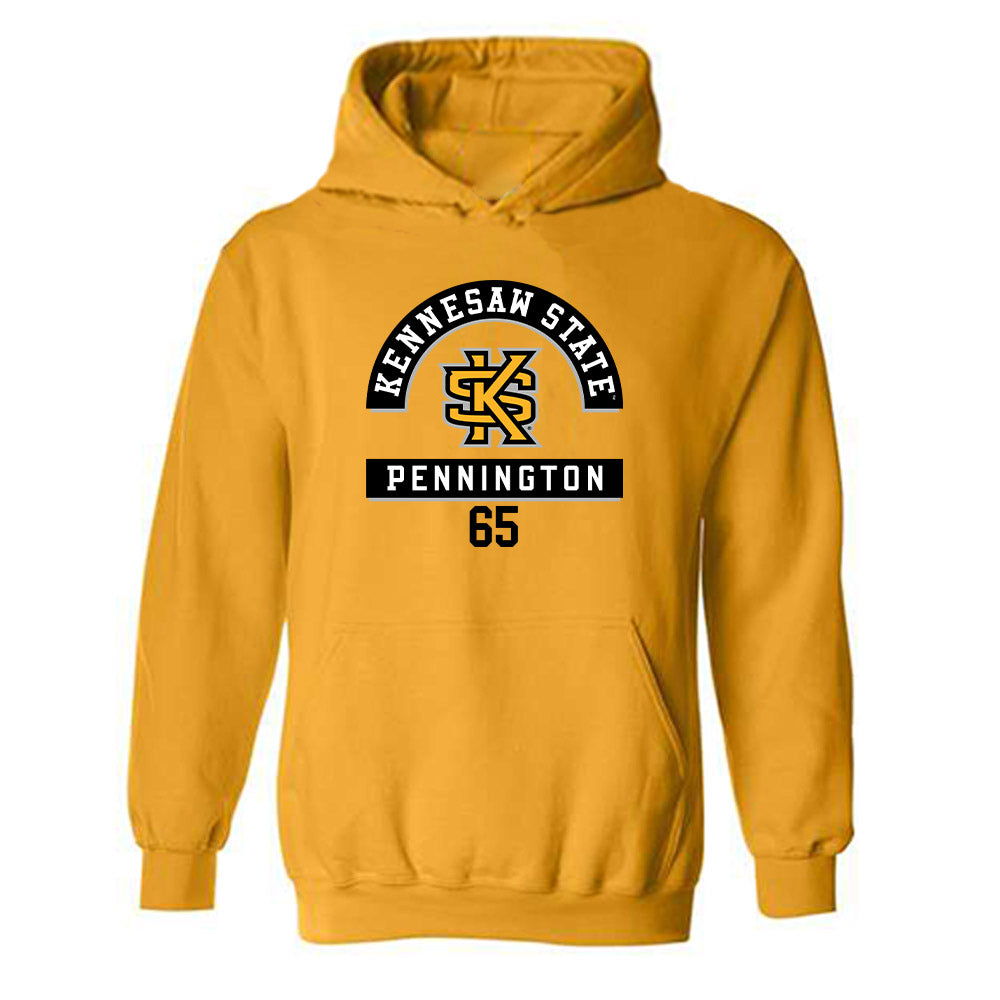 Kennesaw - NCAA Football : JT Pennington - Hooded Sweatshirt Classic Fashion Shersey