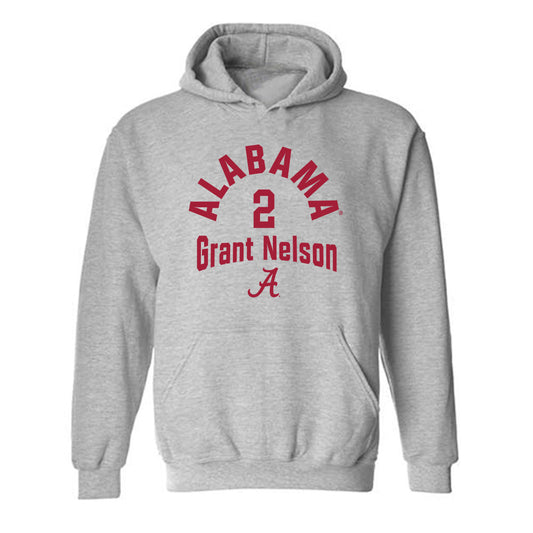 Alabama - NCAA Men's Basketball : Grant Nelson - Hooded Sweatshirt Classic Fashion Shersey