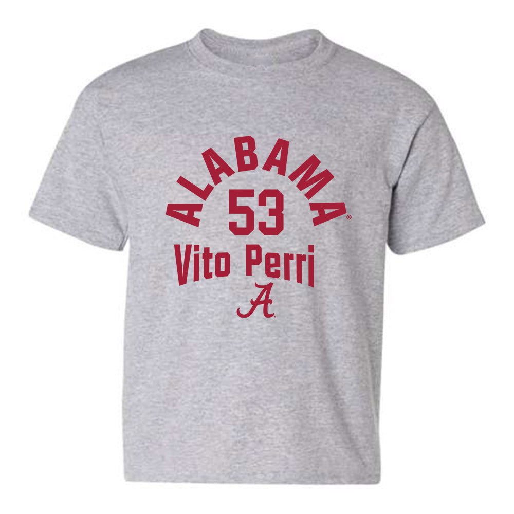 Alabama - NCAA Football : Vito Perri - Youth T-Shirt Classic Fashion Shersey