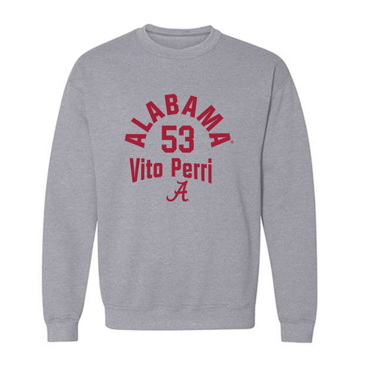 Alabama - NCAA Football : Vito Perri - Crewneck Sweatshirt Classic Fashion Shersey