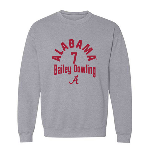 Alabama - NCAA Softball : Bailey Dowling - Crewneck Sweatshirt Classic Fashion Shersey