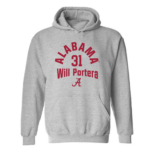 Alabama - NCAA Baseball : Will Portera - Hooded Sweatshirt Classic Fashion Shersey