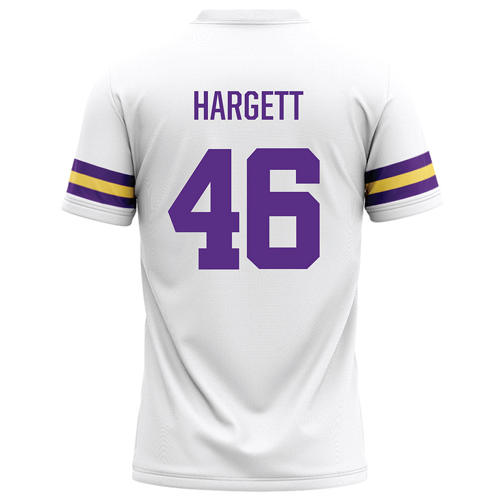 LSU - NCAA Football : Badger Hargett - White Football Jersey