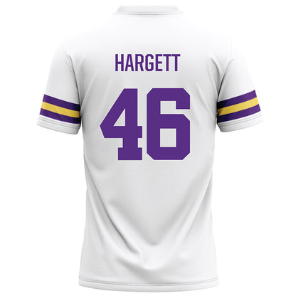 LSU - NCAA Football : Badger Hargett - White Football Jersey