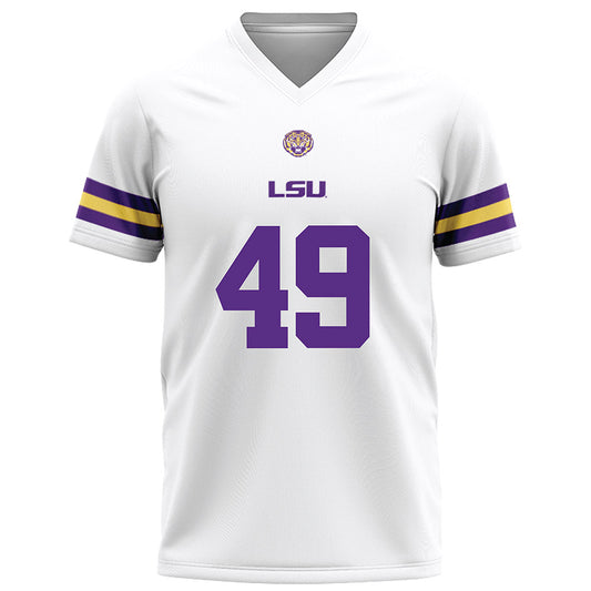 LSU - NCAA Football : Jonathan Ferguson - White Football Jersey
